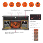 60 in. Electric Fireplace TV Stand Entertainment Center w/Door Sensor