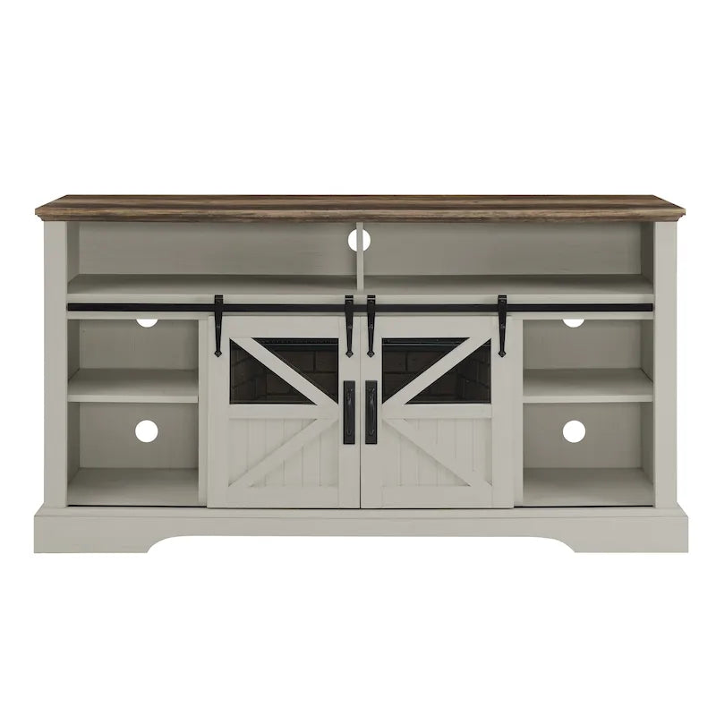 60 in. Electric Fireplace TV Stand Entertainment Center w/Door Sensor