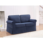Porch & Den Zuni Mid-century Slipcover Loveseat