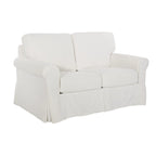 Porch & Den Zuni Mid-century Slipcover Loveseat