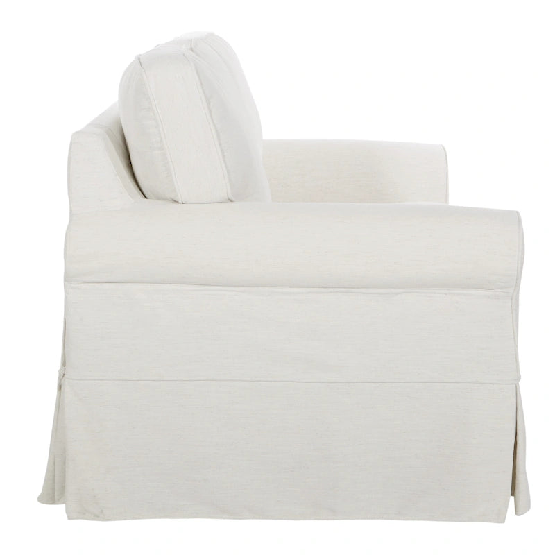 Porch & Den Zuni Mid-century Slipcover Loveseat