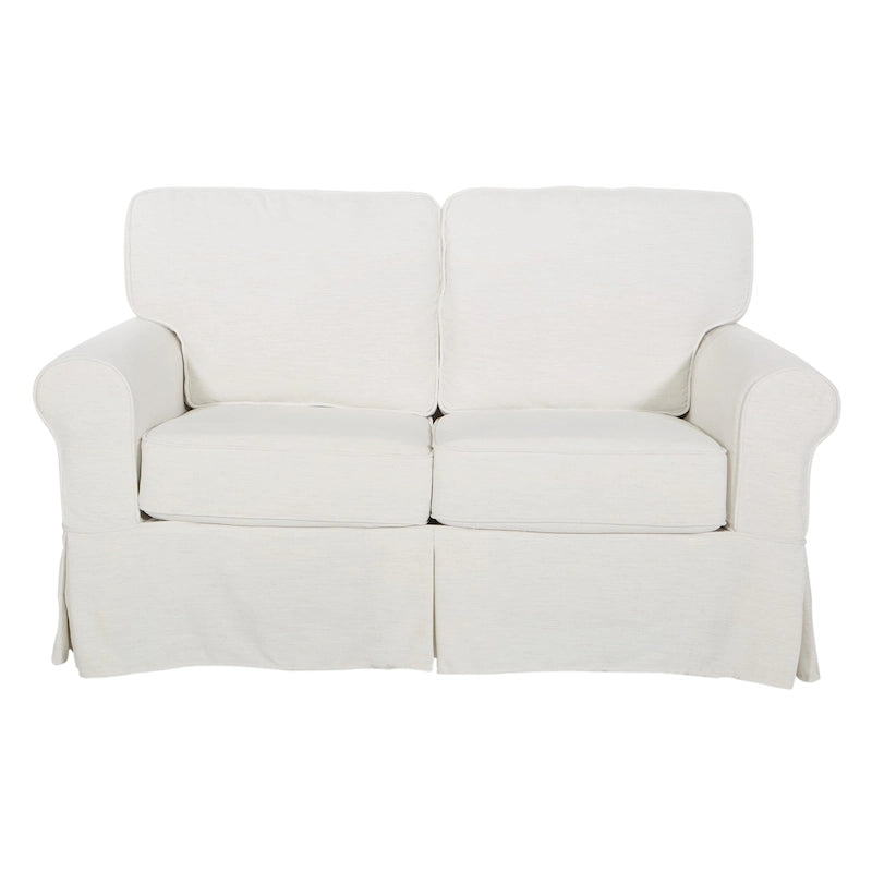 Porch & Den Zuni Mid-century Slipcover Loveseat