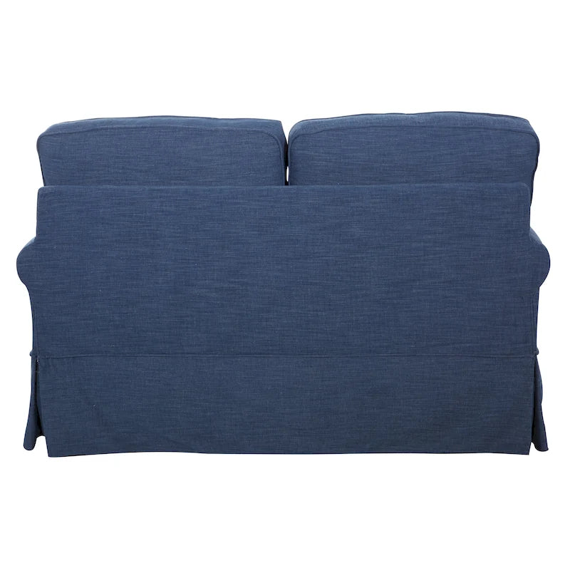 Porch & Den Zuni Mid-century Slipcover Loveseat