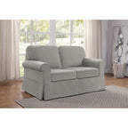 Porch & Den Zuni Mid-century Slipcover Loveseat