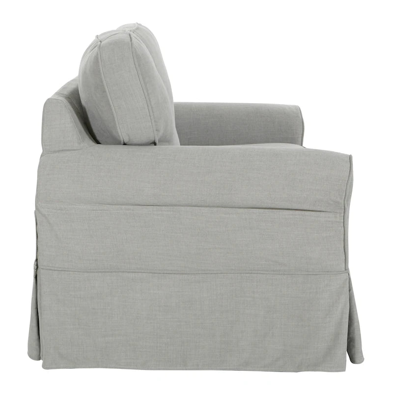 Porch & Den Zuni Mid-century Slipcover Loveseat