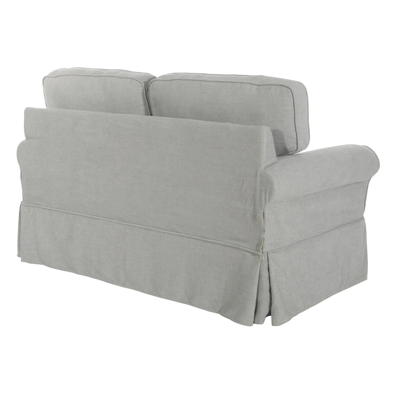 Porch & Den Zuni Mid-century Slipcover Loveseat