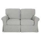 Porch & Den Zuni Mid-century Slipcover Loveseat