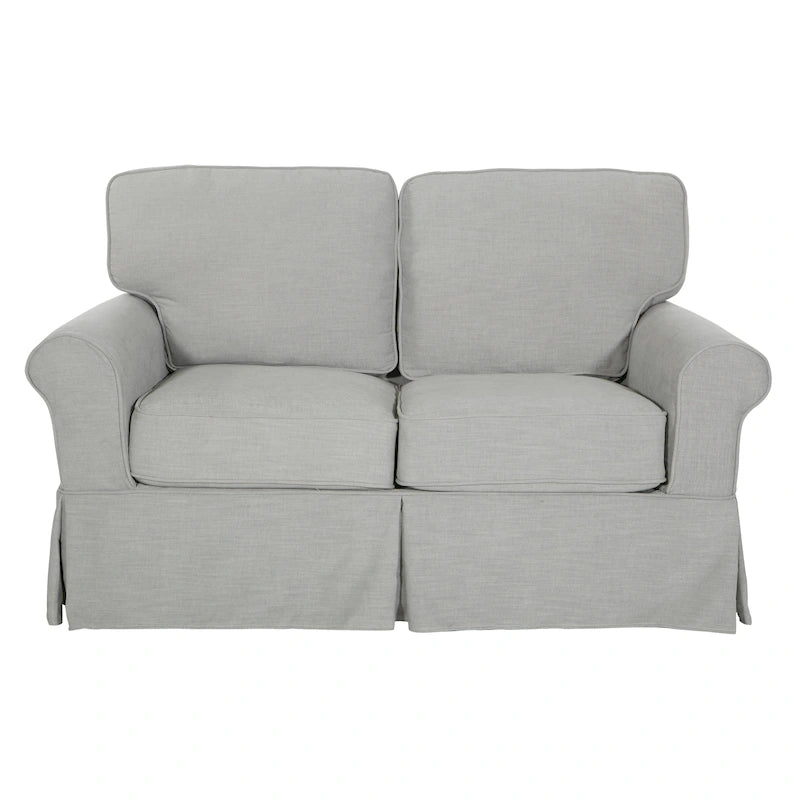 Porch & Den Zuni Mid-century Slipcover Loveseat