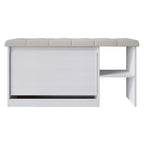 CraftPorch Multifunctional Flip-Drawer Storage Shoes Bench