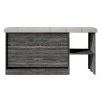 CraftPorch Multifunctional Flip-Drawer Storage Shoes Bench