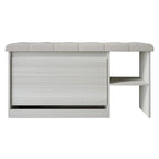 CraftPorch Multifunctional Flip-Drawer Storage Shoes Bench