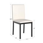 Darcy Espresso Metal Upholstered Dining Chair (Set of 2) by iNSPIRE Q Bold