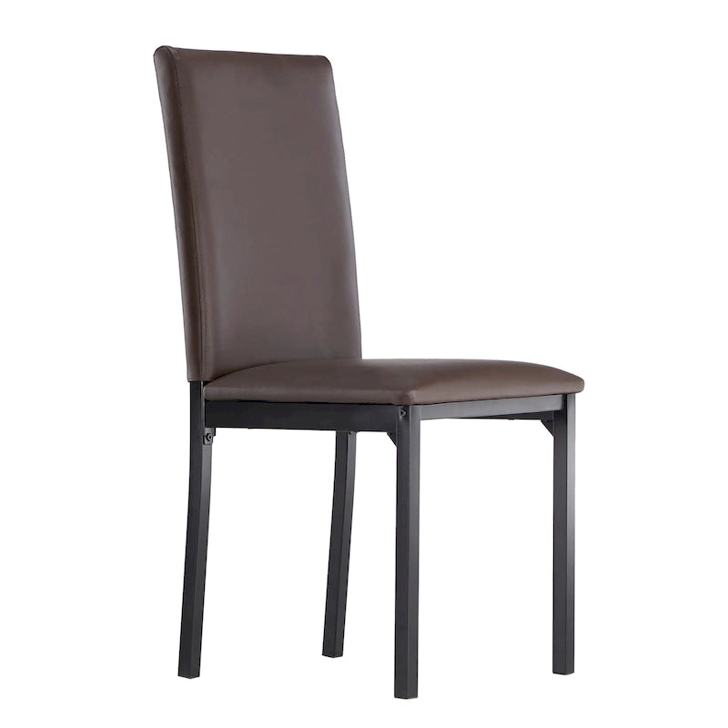 Darcy Espresso Metal Upholstered Dining Chair (Set of 2) by iNSPIRE Q Bold