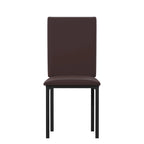 Darcy Espresso Metal Upholstered Dining Chair (Set of 2) by iNSPIRE Q Bold