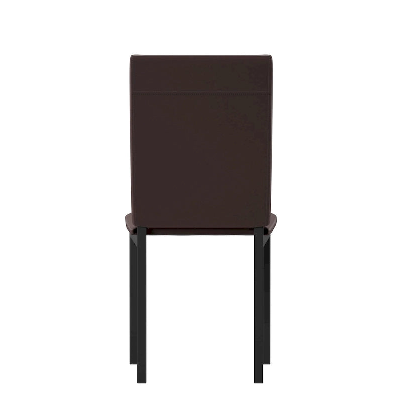 Darcy Espresso Metal Upholstered Dining Chair (Set of 2) by iNSPIRE Q Bold