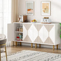 58 Inches Sideboard Buffet Cabinet with Doors Freestanding Storage Cabinet
