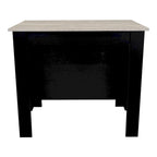 TUHOME Cala 3-Shelf Wooden Casual Kitchen Island