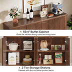 Modern Buffet Cabinet Sideboard with Storage - N/A