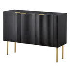 Lifestorey Valen Channel Front Sideboard/Buffet with Adjustable Shelves