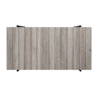 Hyssop Farmhouse 47-inch Steel 1-Shelf Coffee Table by Furniture of America