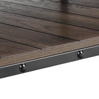 Hyssop Farmhouse 47-inch Steel 1-Shelf Coffee Table by Furniture of America