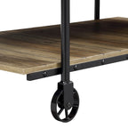 Hyssop Farmhouse 47-inch Steel 1-Shelf Coffee Table by Furniture of America
