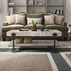 Hyssop Farmhouse 47-inch Steel 1-Shelf Coffee Table by Furniture of America
