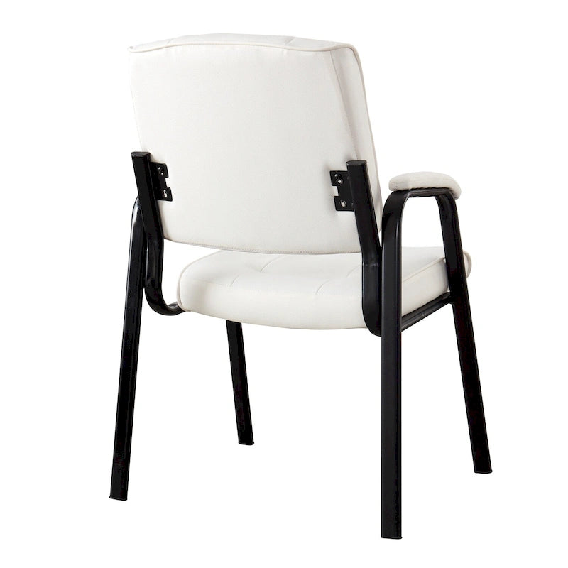 Premium Leather Executive Office Chairs with Padded Armrest