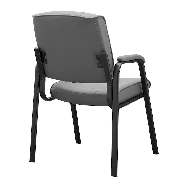 Premium Leather Executive Office Chairs with Padded Armrest