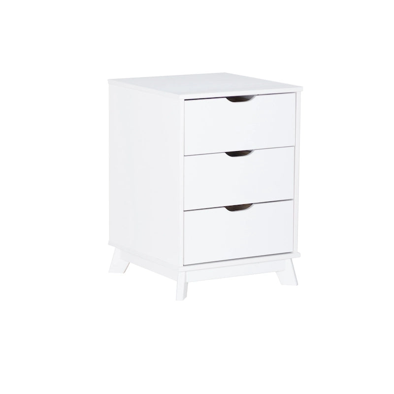 Purcell Pine Wood 3-Piece Bedroom Set with 6-Drawer Dresser and 3-Drawer Nightstands (Set of 2)
