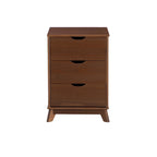 Purcell Pine Wood 3-Piece Bedroom Set with 6-Drawer Dresser and 3-Drawer Nightstands (Set of 2)