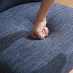 Home Computer Office Chair with Wheels Adjustable Height, Linen Fabric Upholstered Chair Swivel