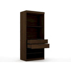 Mulberry 2.0 Semi Open 3 Sectional Modern 4 Drawer Wardrobe Corner Closet Set of 3