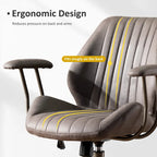 OVIOS Suede Fabric Ergonomic Office Chair Desk Chair Lumbar Support