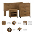 Somerset Full/Queen Size Headboard Bedroom Set by Bush Furniture