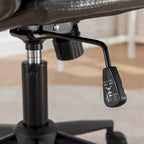 Roundhill Bizerte Adjustable Swivel Criss Cross Chair, Wide Seat Office Chair Vanity Chair