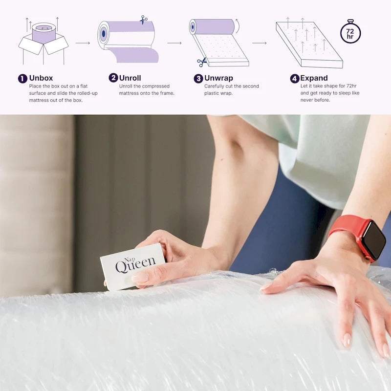 NapQueen Elizabeth 12 Gel Memory Foam Mattress