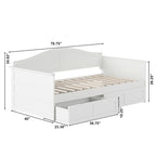 AFI Acadia Twin Size Daybed with Storage Drawers