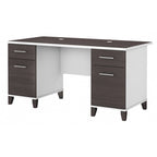 Bush Furniture Somerset 60W Office Computer Desk with Drawers