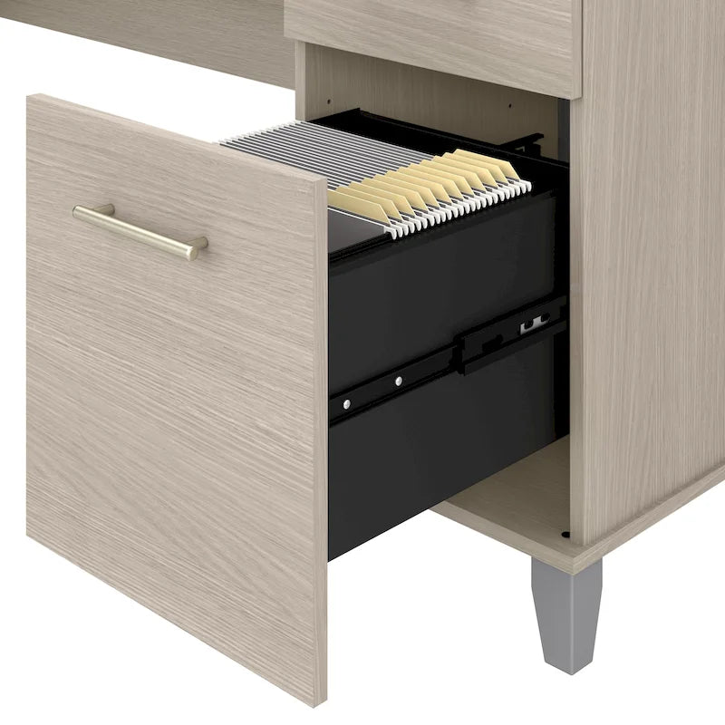 Bush Furniture Somerset 60W Office Computer Desk with Drawers
