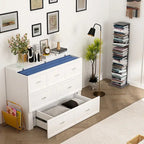 Full Size Bed Cabinet Dresser Bed w/ Drawer Convert into Cube Cabinet