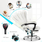 AECOJOY Heated Executive Office Chair w/ Massage &Adjustable Height