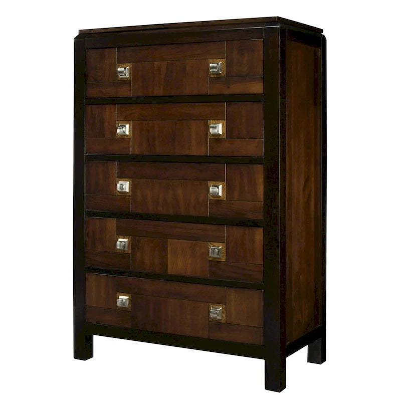 Furniture of America Sigh Rustic Walnut Solid Wood 3-piece Bedroom Set