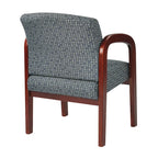 Office Star Cherry Finish Wood Visitor Chair