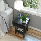 Plank and Beam Mid-Century Modern Cubby Nightstand