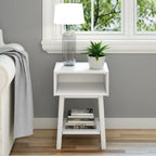Plank and Beam Mid-Century Modern Cubby Nightstand