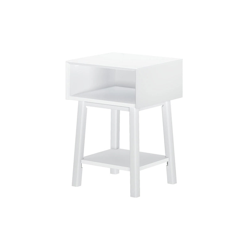 Plank and Beam Mid-Century Modern Cubby Nightstand
