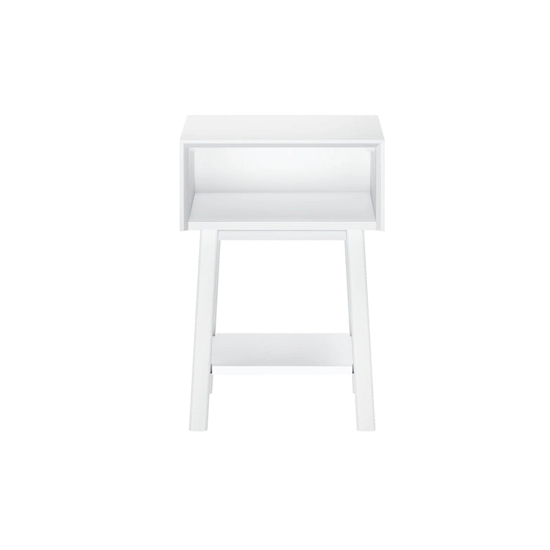 Plank and Beam Mid-Century Modern Cubby Nightstand