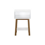 Plank and Beam Mid-Century Modern Cubby Nightstand