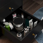 Timechee Makeup Vanity Set with Sliding Lighted Mirror Dressing Table - 33L x 15.7W x 52.4H